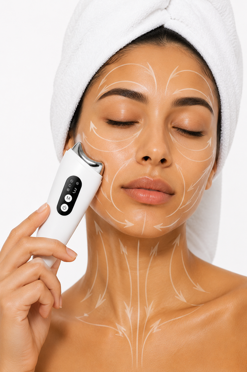 Lumi Gua Sha 7™ - Dispositivo Facial 7 en 1 · Microcorriente, LED y Crioterapia