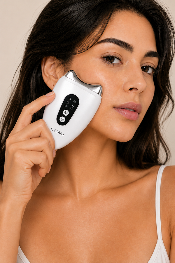 Lumi Gua Sha 7™ - Dispositivo Facial 7 en 1 · Microcorriente, LED y Crioterapia