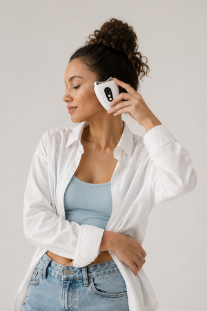 Lumi Gua Sha 7™ - Dispositivo Facial 7 en 1 · Microcorriente, LED y Crioterapia