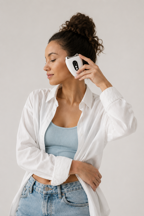 Lumi Gua Sha 7™ - Dispositivo Facial 7 en 1 · Microcorriente, LED y Crioterapia