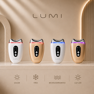 Lumi Gua Sha 7™ - Dispositivo Facial 7 en 1 · Microcorriente, LED y Crioterapia